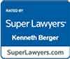 Logo Recognizing Law Office of Kenneth E. Berger's affiliation with Super Lawyers