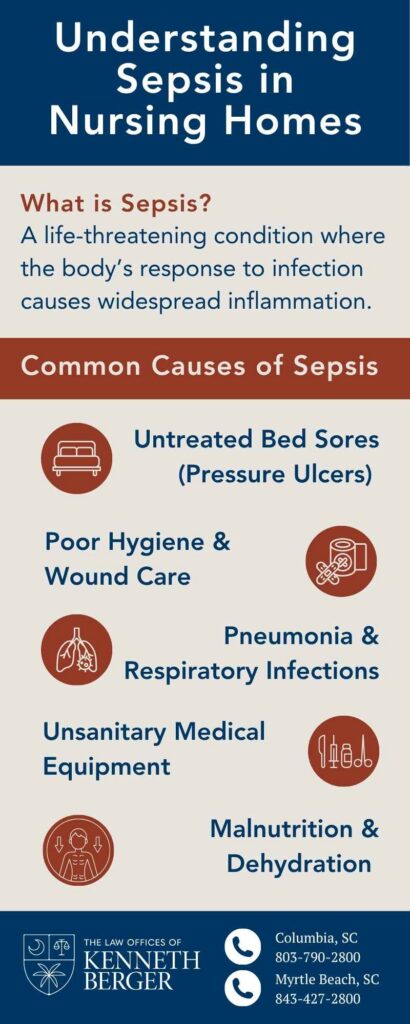 Infographic Describing Understanding Sepsis In Nursing Homes